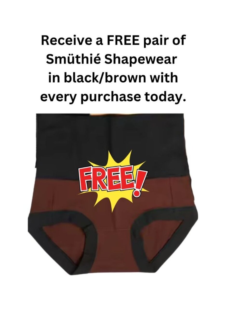 Free Pair! Smuthie High Waist Shapewear Shorts Tummy Compression 4 Pack + 1 - Picture 16 of 16